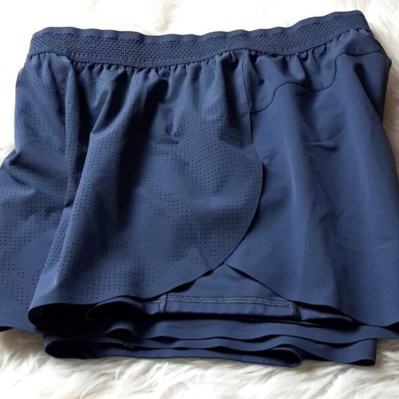 Avia Womans Soft Blue Netted Shorts M - Picture 1 of 5